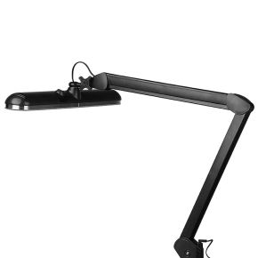 Lampa warsztatowa led elegante 801-tl z imadełkiem reg. Natężenie i barwa światła black