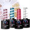 MaluLac zestaw 4 x lakier hybrydowy + karuzela z ozdobami GRATIS - 1