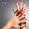 MaluLac zestaw 4 x lakier hybrydowy + karuzela z ozdobami GRATIS - 11