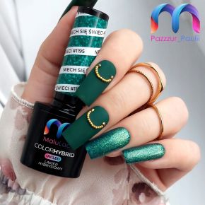 MaluLac zestaw hybrydowy do paznokci 10 x lakier + akcesoria GRATIS