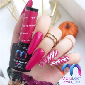 MaluLac zestaw hybrydowy do paznokci 10 x lakier + akcesoria GRATIS