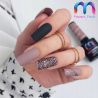 MaluLac zestaw startowy do hybrydy lampa + 2 x lakier hybrydowy + baza + top + akcesoria - 10