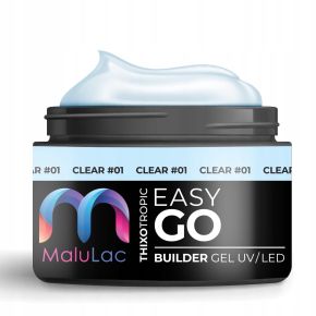 MaluLac EasyGo Clear 12g żel budujący do paznokci tixo (z tiksotropią)