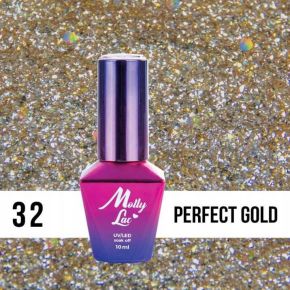 Molly Lac 32 Queens Of Life Perfect Gold lakier hybrydowy 10g