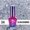 Molly Lac 34 Queens Of Life Glam Diamond lakier hybrydowy 10ml - 2