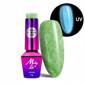 Molly Lac 678 Night Glowing Exciter Hema/di-Hema free magnetyczny lakier hybrydowy 4w1 5g