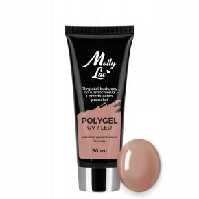 Molly Lac Akrylożel budujący Poly Gel Light Brown 30ml