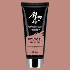 Molly Lac Akrylożel budujący Poly Gel Light Brown 50ml