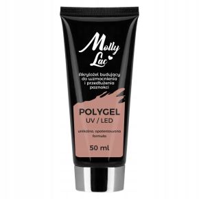 Molly Lac Akrylożel budujący Poly Gel Light Brown 50ml