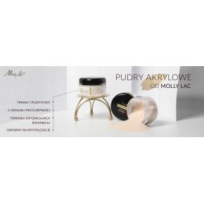 Molly Lac Puder akrylowy do paznokci Apricot Cover 15g