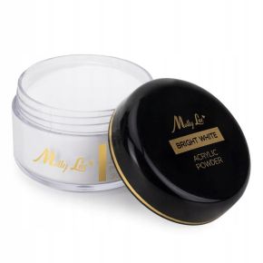 Molly Lac Puder akrylowy do paznokci Bright White 30g