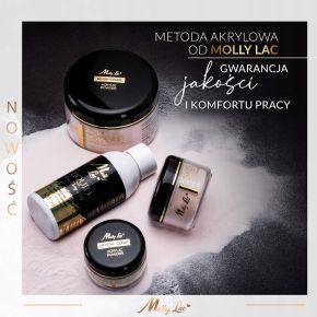 Molly Lac Zestaw do akrylu 2x akryl 15g + płyny + akcesoria