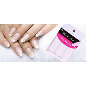 Naklejki samoprzylepne - paski french do manicure francuskiego 48 sztuk