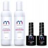 Neonowy zestaw startowy do hybrydy MaluLac - lampa + 3x lakiery + preparaty + akcesoria - 5