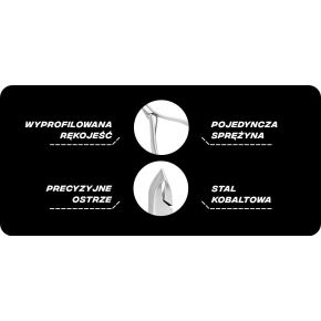 OCHO PRO Cążki do paznokci manicure pedicure 10 JAW 12