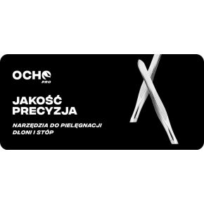 Ocho Pro pęseta skośna TO03 złota