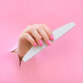 Pilnik do paznokci prosty biały gradacja 180/240 100 sztuk