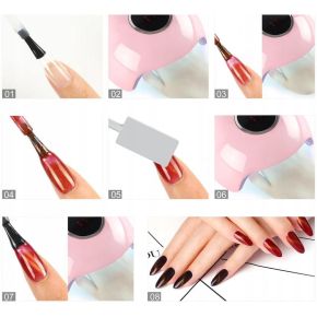 Profesjonalny magnetyzer do lakierów hybrydowych z efektem Cat Eye 3D