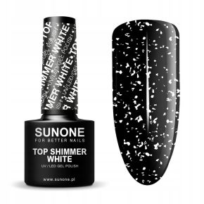 Sunone Top Shimmer White lakier hybrydowy 5g