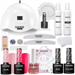 Sunone zestaw do hybryd na prezent: lakiery + lampa + akcesoria