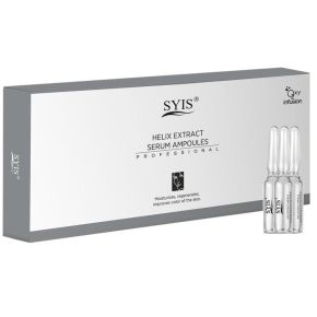 Syis ampułki ze śluzem ślimaka do każdego rodzaju skóry helix extract serum 10 x 3ml