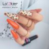 Świąteczny zestaw prezentowy La'kier – 4x lakier hybrydowy + lampa + preparaty + akcesoria - 9