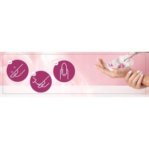 Tipsy przezroczyste clear krótka kieszonka 100 sztuk
