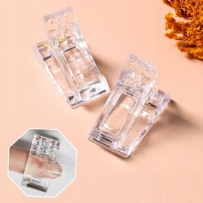 Zaciskarka klips plastikowy do tunelu stylizacja paznokci 5 sztuk