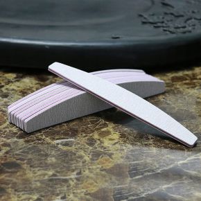 Zestaw 100 x pilnik łódka do paznokci 100/180 + przybornik do paznokci
