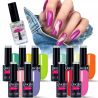 Zestaw 10x lakier hybrydowy La'kier (kolory do wyboru) + oliwka gratis - 1