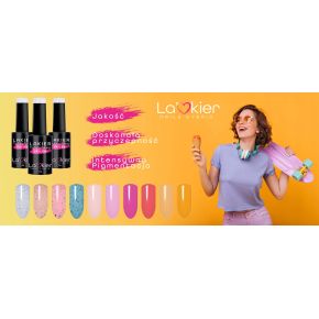 Zestaw 5x lakier hybrydowy La'kier (kolory do wyboru) + oliwka gratis