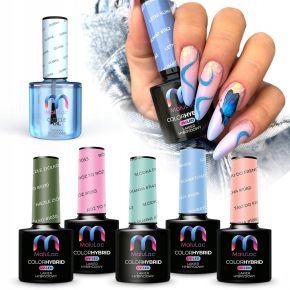 Zestaw 5x lakier hybrydowy MaluLac (kolory do wyboru) + oliwka gratis