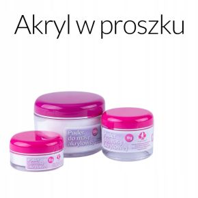 Zestaw AllePaznokcie do akrylu - akryl 30g + liquid Cherry Lady 100ml + pędzelek do akrylu