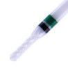 Frez ceramiczny prosty zaokrąglony do manicure & pedicure - zielono czarny nr 04 - 2