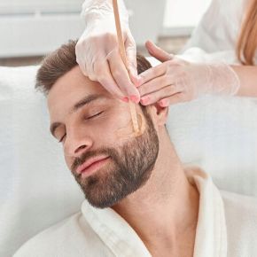 Zestaw startowy do męskiej depilacji ItalWax + wosk Barber + talk + akcesoria