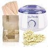 Zestaw depilacja WOSK WHITE CHOCO 250g podgrzewacz - 1