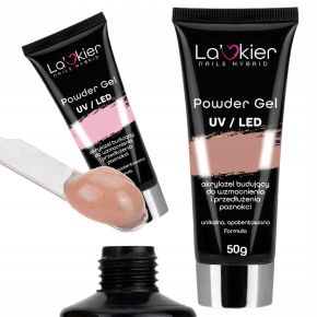 Zestaw do akrylożelu La'Kier akrylożel Light Brown 50ml + 15ml gratis (kolor do wyboru)