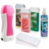 Zestaw do depilacji - podgrzewacz + 3x wosk w rolce ItalWax + lotion + paski - 1