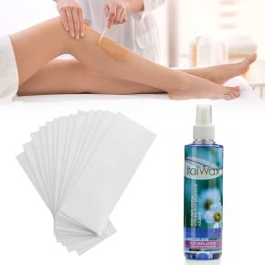 Zestaw do depilacji - podgrzewacz + 3x wosk w rolce ItalWax + lotion + paski