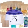 Zestaw do depilacji - podgrzewacz + 7x wosk twardy ItalWax + lotion + szpatułki + talk - 1