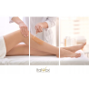 Zestaw do depilacji ItalWax podgrzewacz 100W + 2x wosk w puszce Flex Amber i Algae + żel + paski + szpatułki - 11
