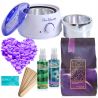Zestaw do depilacji ItalWax podgrzewacz 100W + wosk twardy Plum 1 kg + lotiony + szpatułki + talk - 1