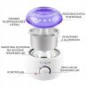 Zestaw do depilacji ItalWax podgrzewacz 100W + wosk twardy Plum 1 kg + lotiony + szpatułki + talk - 4