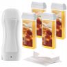 Zestaw do depilacji ItalWax podgrzewacz + 4x wosk w rolce miodowy + paski - 1