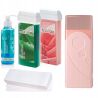Zestaw do depilacji ItalWax podgrzewacz Single Fo 40W + 2x wosk w rolce aromatyczny + żel + paski - 1