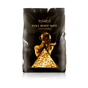 Zestaw do depilacji ItalWax Premium Full Body Wax wosk twardy 1kg + szpatułki + talk
