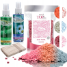 Zestaw do depilacji ItalWax wosk hipoalergiczny Top Line (do wyboru) + lotiony + szpatułki - 1