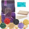 Zestaw do depilacji ItalWax wosk twardy 1kg (do wyboru) + talk + szpatułki - 1