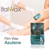 Zestaw do depilacji ItalWax wosk twardy 500g Azulen azulenowy + płyny + szpatułki + talk - 3