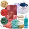 Zestaw do depilacji ItalWax wosk twardy 500g do wyboru + podgrzewacz - 1